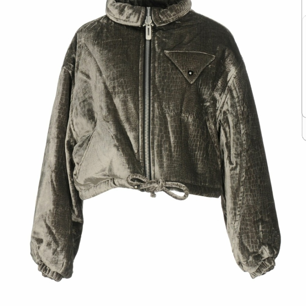 New Opening Ceremony Snakeskin Print Bomber Jacket